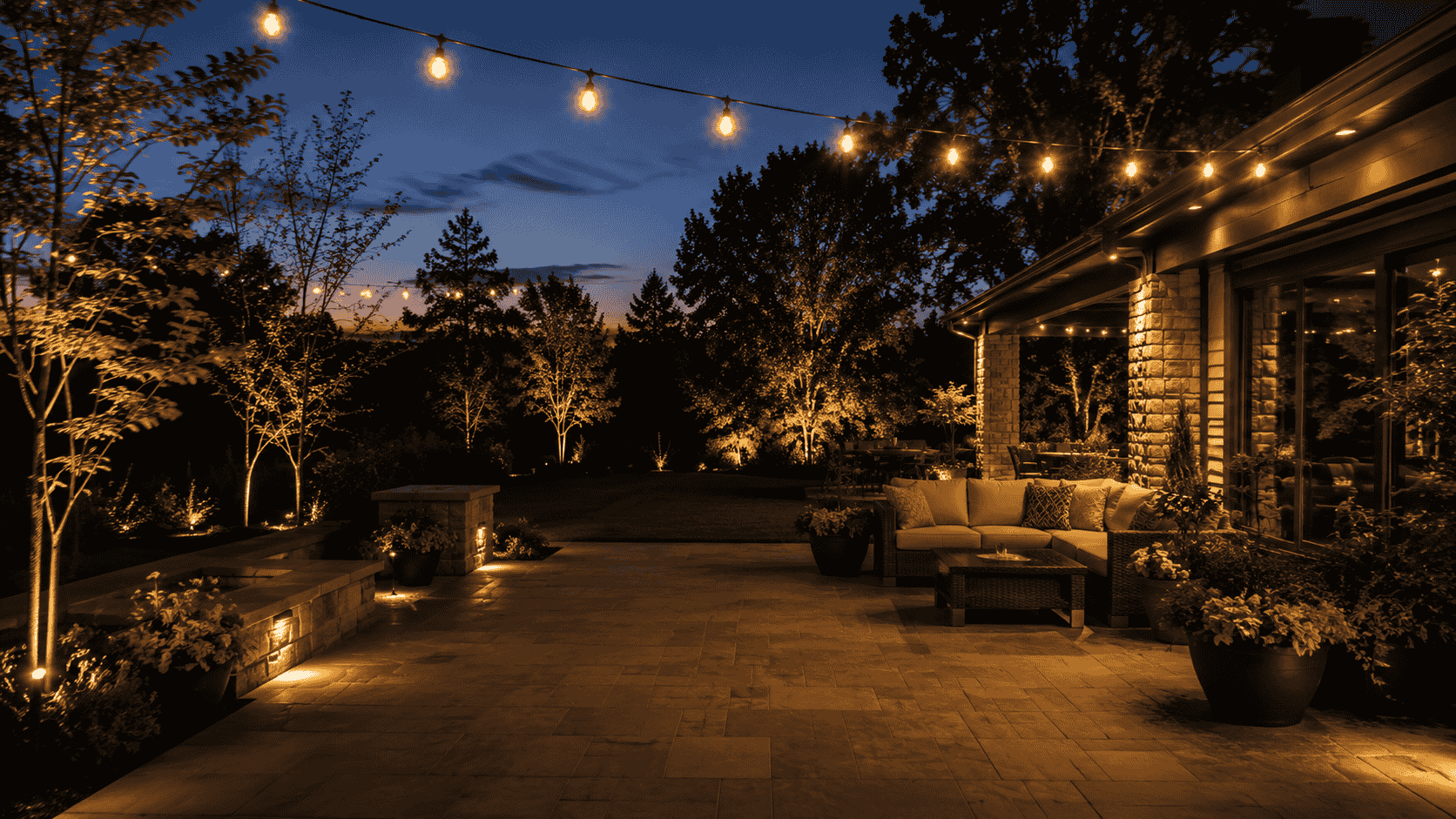 Outdoor lighting project